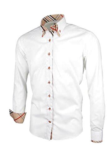 camicia burberry bianca logo|camicia burberry uomo outlet.